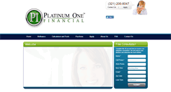 Desktop Screenshot of p1financial.com