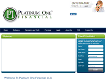 Tablet Screenshot of p1financial.com